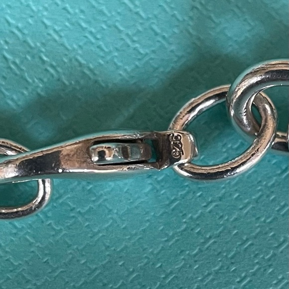 Tiffany & Co. .925 Engravable  Heart Tag Choker 16" - Picture 11 of 16